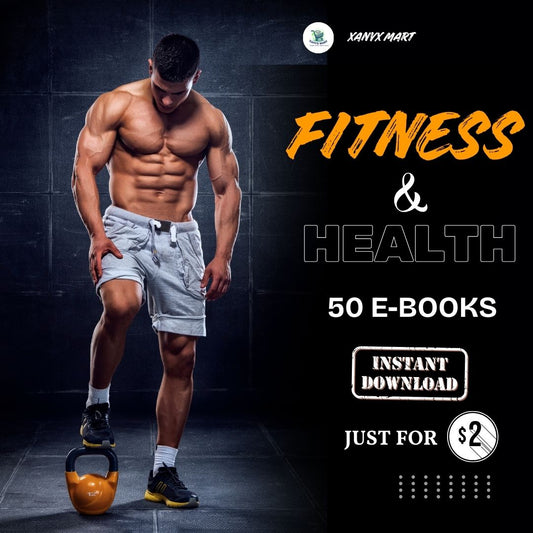 50 Fitness eBook Bundle – Personal Trainer Programs, Wellness & Workout Guides, Health & Gym Motivation